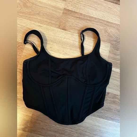 Hollister/Gilly Hicks athletic corset top - Picture 1 of 3